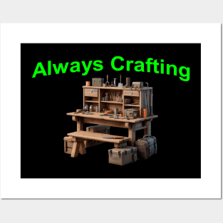 Crafting Workbench Posters and Art